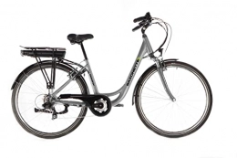 SAXONETTE Elektrofahrräder Saxonette Advanced Sport - E-Bike 36 V 10, 4 Ah 374 Wh Li-Ion - 45 cm (silber)