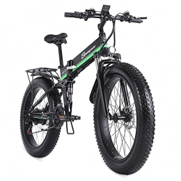 Shengmilo Elektrofahrräder Shengmilo-MX01 26 Zoll Dicke Reifen Faltbares Elektrofahrrad 48V Snow Mountain Elektrofahrrad 21 Geschwindigkeit Lithium Batterie Hydraulische Scheibenbremse