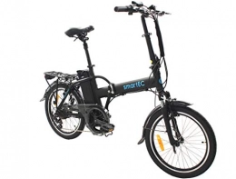 smartEC Elektrofahrräder smartEC Camp-20H Klapprad E-Bike, 20 Zoll, Samsung Li-Ion-Akku 36V / 250 Watt, Anfahrhilfe, Fahrunterstützung 25 km / h, Reichweite 100 km, Nabenmotor, 7 Gänge (Schwarz)