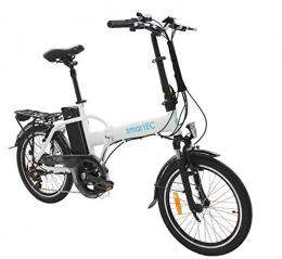 smartEC Elektrofahrräder smartEC Camp-20H Klapprad E-Bike, 20 Zoll, Samsung Li-Ion-Akku 36V / 250 Watt, Anfahrhilfe, Fahrunterstützung 25 km / h, Reichweite 100 km, Nabenmotor, 7 Gänge (Weiß)