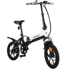 smartEC Elektrofahrräder smartEC Camp-Mini E-Klapprad | Mini E-Bike | E-Faltrad | Elektrofahrrad 16 Zoll Lithium-Ionen-Akku 36V / 10Ah 250W Hinterrad-Nabenmotor Fahrunterstützung 25 km / h Modelljahr 2022 (Weiß)