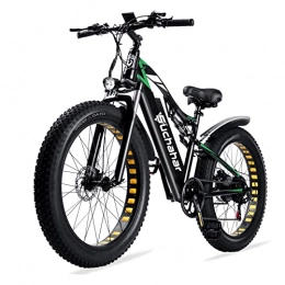 Suchahar Elektrofahrräder Suchahar 26" Elektrofahrrad, Mountain Ebike für Erwachsene mit abnehmbarem 48V17Ah-Akku, Shimano 7-Gang-Schaltung, 35 Meilen bei voller Ladung