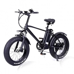 YANGAC Fahrräder T20 E-Bike Elektrofahrrad, Fettreifen Elektrofahrrad mit Lithium-Akku 5 Geschwindigkeiten 750 W Motor 15 Ah Smart BMS Höchstgeschwindigkeit 45 km / h Scheibenbremse 20 x 4, 0 Fat Tyres - [EU Direct