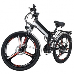 TANCEQI Fahrräder TANCEQI Elektrofahrräder Für Erwachsene E-Fahrrad Aus Magnesiumlegierung All-Terrain Fahrräder 21-Gang E-Bike Elektrofahrrad, Mittelmotor 300W 48V
