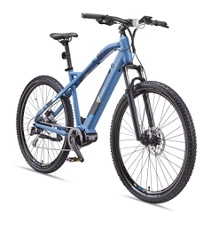 Telefunken Elektrofahrräder Telefunken E-Bike Mountainbike Elektrofahrrad Alu, 9 Gang Shimano Alivio Kettenschaltung - Pedelec MTB 29 Zoll, Mittelmotor, 250W, Scheibenbremsen, Blau, Aufsteiger M925