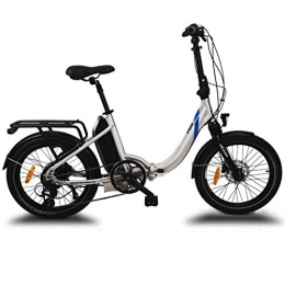 URBANBIKER Elektrofahrräder URBANBIKER 20“ E-Bike KLAPPRAD ELEKTROFAHRRAD FALTRAD Mini Modell, 250 W Motor, 36V 14AH 504WH AKKU, Silber