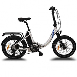 URBANBIKER Fahrräder URBANBIKER 20“ E-Bike KLAPPRAD ELEKTROFAHRRAD FALTRAD Mini Modell, 250 W Motor, 36V 14AH 504WH AKKU, Silber