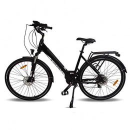 URBANBIKER Fahrräder URBANBIKER City Ebike Sidney, 250W Elektrofahrrad, 36V 14Ah (504Wh) Akku, 28" Zoll Stadtrad, Schwarz