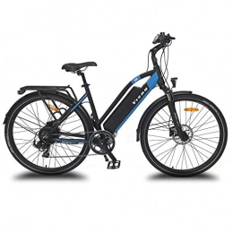 URBANBIKER Fahrräder URBANBIKER Elektrofahrrad Stadtrad Modell VIENA, 350 W, 48V 17, 5 Ah (840 Wh) Akku, 26" Zoll, Blau