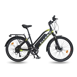 URBANBIKER Fahrräder Urbanbiker Trekking E Bike Viena Blau / Gelb, Motor 250W, herausnehmbarer Lithium Akku 840 WH (48v 17, 5Ah), für Damen und Herren, All Terrain E-Bike (26, Gelb)