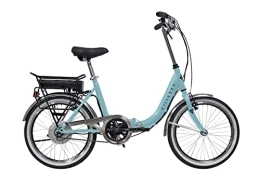 VILLETTE Fahrräder VILLETTE E-Bike klapprad Le Balade - 20 Zoll Elektrofahrrad - 1 Gänge e Bike - 7, 8 Ah - Damen und Herren - Blau