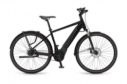 Winora Elektrofahrräder Winora Sinus iR8 Urban Bosch Elektro Fahrrad 2019 (56cm, Schwarz (Herren))