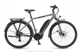 Winora Elektrofahrräder Winora Yucatan 8 400 Pedelec E-Bike Trekking Fahrrad grau 2019: Größe: 56cm