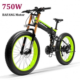 ZJGZDCP Elektrofahrräder ZJGZDCP 26inch Electric Mountain Bike mit abnehmbarem groen Kapazitts-Lithium-Ionen-Akku (48V 750W) elektrisches Fahrrad 21 Speed Gear und DREI Arbeitsmodi (Color : Green, Size : 750W)