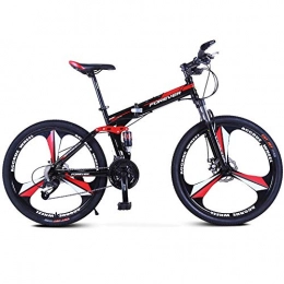 AI CHEN Fahrräder AI CHEN Folding Mountain Bike Shift Vorne und Hinten Cross-Country Shock Bike Männer und Frauen Faltrad Fahrrad 27 Geschwindigkeit 26 Zoll