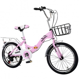 ALUNVA Fahrräder ALUNVA 20inch Faltbares City Bike, Frauen Mnner Mini Leichtes Tragbares Pendlerfahrrad, Hochgespanntes Fahrrad, Fr Student Bro Arbeitnehmer-Pulver 22inch