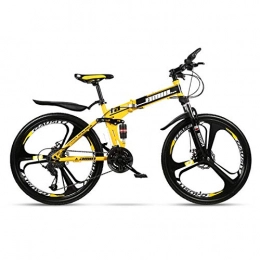 BEIGOO Falträder BEIGOO 24 Zoll Faltrad Klapprad, 21 24 27 30 Speed Mountainbike, Unisex, Leicht Und Stabil Mit Gabelfederung Mountainbike Fahrrad, Für Herren Und Damen-21Gang-E