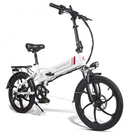 Coolautoparts Fahrräder Coolautoparts Elektrofahrrad Ebike Mountainbike Klapprad 20 Zoll mit 48V 10, 4Ah Lithium-Akku, 350 W Motor 25 km / h, 7-Gang-Diebstahlalarm Smartphone-Halter Elektrische E-Bike MTB für Herren Damen