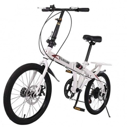 CXSMKP Fahrräder CXSMKP 20 Zoll Mountain Faltrad Unisex Erwachsene, 7 Geschwindigkeit Faltbares Fahrrad Mit Hoch Kohlenstoff Stahl Rahmen, Draussen Doppelt Bremse Anti-Rutsch Fahrrder