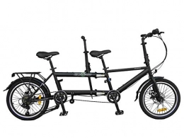 ECOSMO Falträder ECOSMO 20TF01BL City-Tandem, Fahrrad, 7 Gänge, 20 Zoll (51 cm), zusammenklappbar