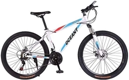 Aoyo Falträder Falträder, 21-Gang Mountainbike Doppelscheibenbremse Federgabel Anti-Rutsch, Off-Road Variable Speed ​​Rennrad (Color : A, Size : 26 inch)