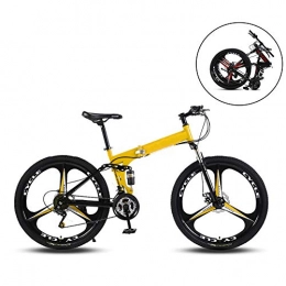 JFSKD Fahrräder JFSKD Mountainbikes, Rahmen Aus Hohem Kohlenstoffstahl 26 Zoll Variable Geschwindigkeit Doppelte Stodmpfung Klapprder, Geeignet Fr Personen Mit Einer Krpergre Von 160-185 cm, A, 21 Speed