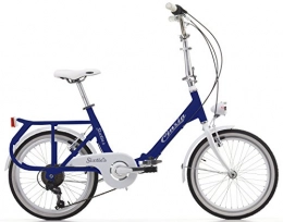 Cicli Cinzia Fahrräder Klapprad Cicli Cinzia Sixtie's, Aluminium-Rahmen, Rad 20", Größe 40 (Blau, H40)