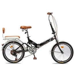 Klappräder Falträder Klappräder Fahrräder tragbare Faltbare Fahrräder Mountain Shift Sportfahrräder leichte kleine Erwachsene Arbeitsfahrräder (Color : Black, Size : 150 * 10 * 110cm)