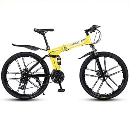 LiRuiPengBJ Fahrräder LiRuiPengBJ Kinderfahrrad 26 Zoll Faltbares Mountainbike 27-Gang-Mountainbike Vollfederung City-Bikes mit Doppelscheibenbremse für Männer und Frauen (Color : Style1, Size : 26inch27 Speed)