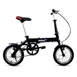 LXJ Fahrräder LXJ Ultraleichtes Faltbares Citybike 14 Zoll, Single-Speed-V-Bremse, Bequemer Sattel, Geeignet for Erwachsene Männer, Frauen, Jugendliche, 9, 3 Kg