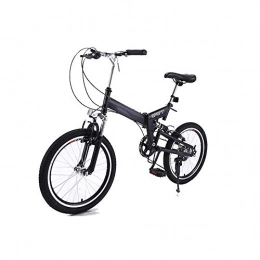 Mnjin Fahrräder Mnjin Outdoor-Sportarten Faltrad, Mountainbike 20 Zoll 7-Gang Variable Outdoor-Fahrt für Erwachsene