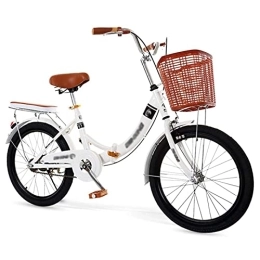 QWASZ Falträder QWASZ Faltrad 20 Zoll Klapprad 6 Gänge Variable Geschwindigkeit Faltbares Herren-Fahrrad & Frauen-Fahrrad, geeignet ab 160 cm - 170 cm