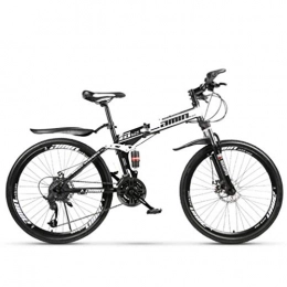 Tbagem-Yjr Falträder Tbagem-Yjr 260inch Rad Folding Mountain Fahrrad, Sport Und Freizeit Einstellplatz Fahrrad for Erwachsene (Color : Black, Size : 21 Speed)