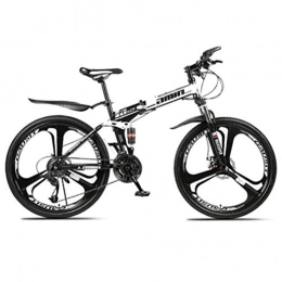 Tbagem-Yjr Fahrräder Tbagem-Yjr Die Bewegliche Falten Mountainbike, Sport Und Freizeit Stadtstrae Fahrrad Freestyle-Bike 26 Zoll (Color : Black, Size : 30 Speed)
