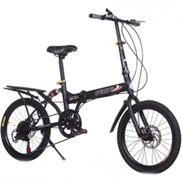 Tbagem-Yjr Fahrräder Tbagem-Yjr Kinder Mountainbike Faltrad, 20 Zoll Rad Mit Variabler Geschwindigkeit (Color : Black)