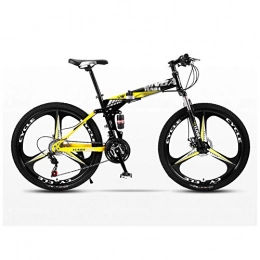 TOOLS Mountainbikes Rennrad Rennräder Gebirgsfahrrad-Faltrad Straße Männer MTB Fahrrad 24 Speed ​​Bikes Räder for Erwachsene Frauen (Color : Yellow, Size : 26in)