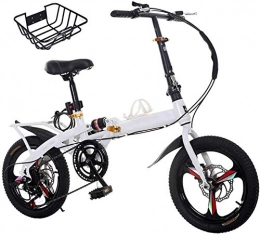 XIN Falträder XIN Folding Fahrrad Mountainbike Variable Speed Erwachsener Studen t Radfahren 16 / 20 Zoll Ultra-Light bewegliche Faltrad for Mnner Frauen Leichtklapp beilufige Damping Fahrrad