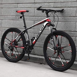 Relaxbx Fahrräder 21-Gang-Mountainbike Doppelscheibenbremse Rennrad Hard Tail Mountainbike Empfohlen für Fahrergröße 150CM-170CM, Weiß