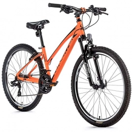Leaderfox Fahrräder 26 Zoll Alu Leader Fox MXC Lady Fahrrad Mountain Bike Shimano 21 Gang Neon Orange RH 36cm