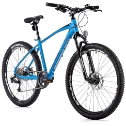 Leaderfox Mountainbike 26 Zoll Alu Mountainbike Leader Fox Factor 8 Gang Scheibenbremsen Rh 36 cm blau matt