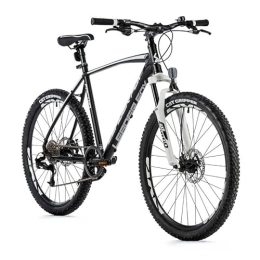 Leaderfox Mountainbike 26 Zoll Alu Mountainbike Leader Fox Factor 8 Gang Scheibenbremsen Rh 36 cm schwarz Weiss