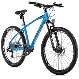 Leaderfox Mountainbike 26 Zoll Aluminium Leader Fox Factor MTB 8 Gang Scheibenbremsen RH41 cm blau matt