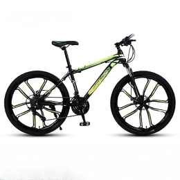 RASHIV Mountainbike 26-Zoll-Outdoor-Mountainbike, stoßdämpfendes Cross-Country-Fahrrad für Erwachsene mit Variabler Geschwindigkeit, Rahmen aus Kohlenstoffstahl, für Männer und Frauen (Cyan 21 speeds)