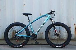 peipei Mountainbike 26-Zoll-Rad Adult Mountain Fat Bike 24 / 27 / 30 Geschwindigkeit Rennrad Mnner Mnner vorne und hinten Mechanische Scheibenbremsen Stahlrahmen Fahrt-Sternenblau_26 Zoll (160-195 cm) _24 Geschwindigkeit