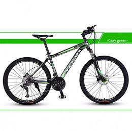 CPY-EX Mountainbike 26-Zoll-Rad-Durchmesser Fahrrad, Mountainbike, 30 Geschwindigkeit, Scheibenbremssystem, High Carbon Stahlrahmen, EIN Rad, grau-grün, orange-blau, B