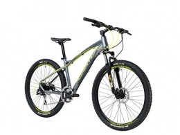 Cicli Adriatica Mountainbike 27, 5 Zoll Herren Mountainbike 24 Gang Adriatica Wing RS, Farbe:grau-gelb, Rahmengröße:44cm