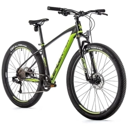 Leaderfox Mountainbike 27.5 Zoll Mountainbike Leader Fox Esent 8 Gang S-Ride schwarz-grün RH 46cm