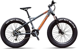 Aoyo Mountainbike 27-Gang-Mountainbikes, Profi 26 Zoll Adult Fat Tire Hardtail Mountainbike, Alurahmen Vorderachsfederung Geländefahrrad