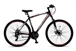 Altec Mountainbike 28 Zoll Alu Aluminium Mountainbike MTB Herren Jugend Fahrrad Herrenfahrrad Herrenrad Jugendfahrrad Rad Bike 21 Shimano Gang Federgabel Gabelfederung Magnetic Schwarz Rot