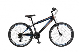 Altec Mountainbike Altec 26 Zoll Kinder MTB Mountainbike FEDERGABEL JUGENDFAHRRAD Jungen MÄDCHEN Unisex Herren Fahrrad KINDERFAHRRAD Bike Rad 21 Shimano Gang Faster Schwarz Orange